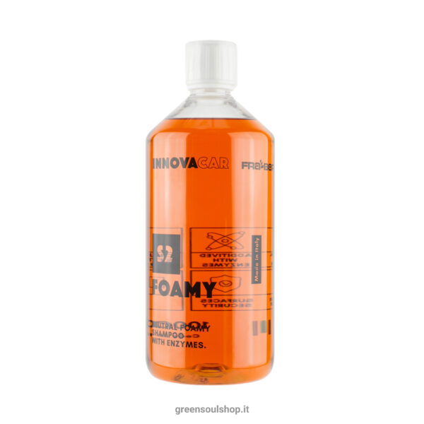 S2 Foamy 1 L shampoo schiuma neutro con enzimi - Innovacar